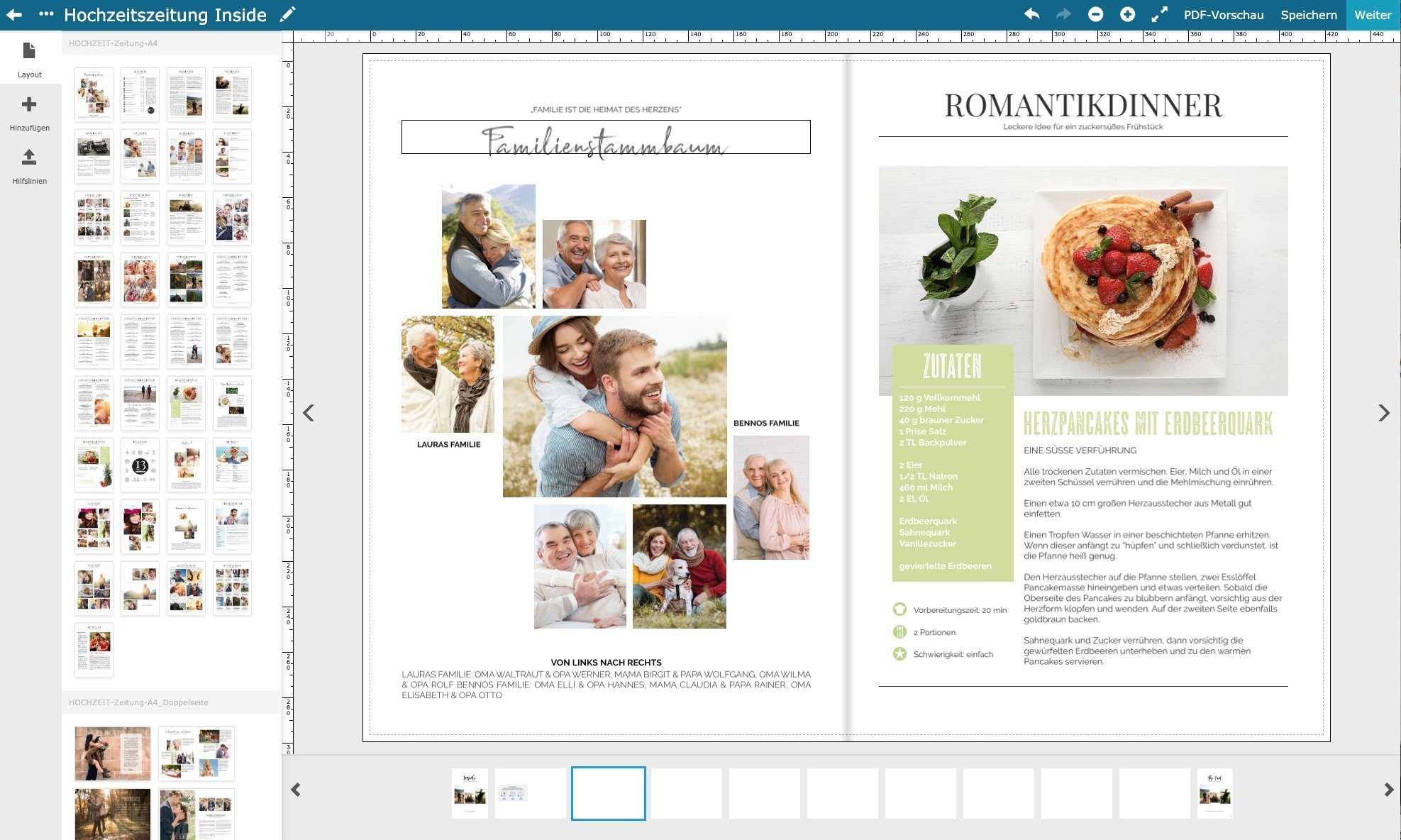 So gestaltest Du schnell und einfach eine Hochzeitszeitung