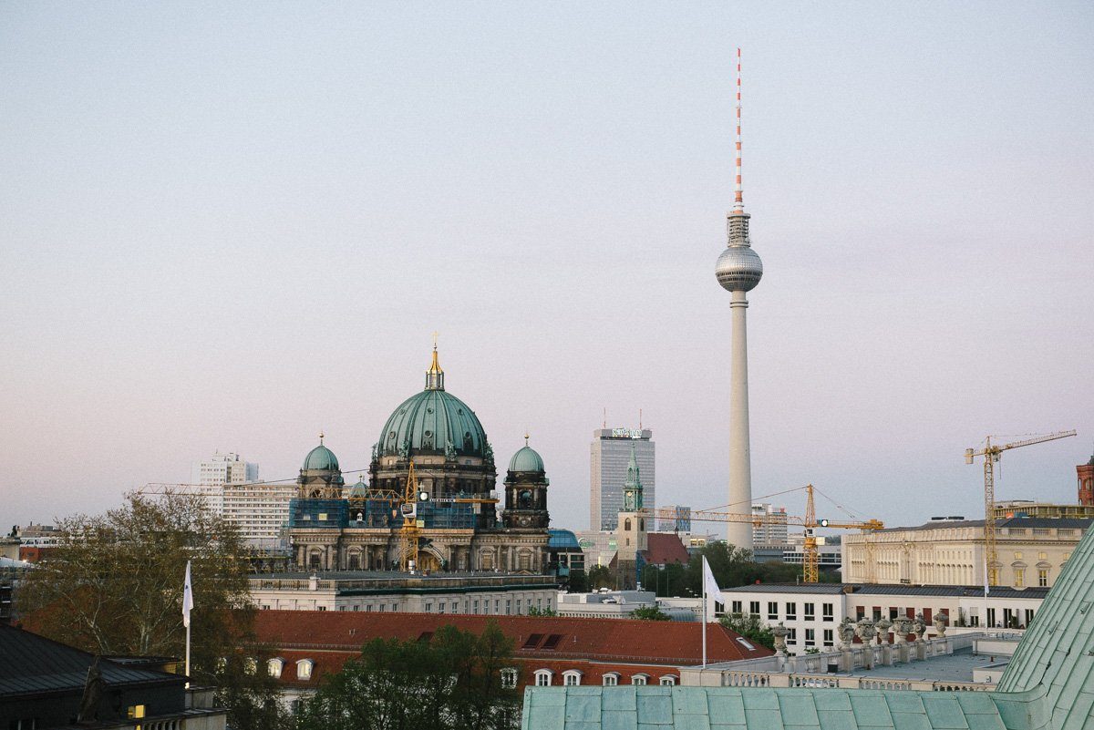 Dachterrasse des Hotel de Rome