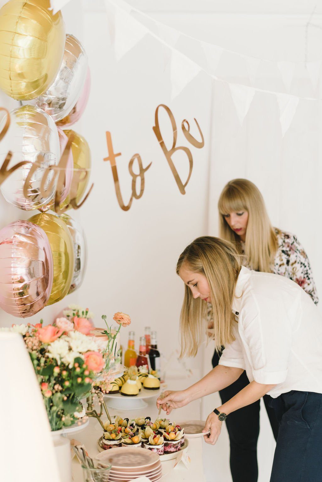 Kuchenbuffet beim Junggesellinnenabschied