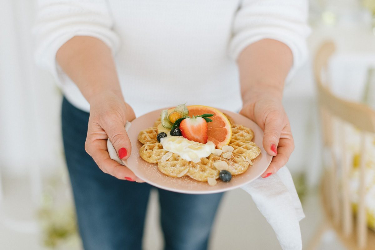 Waffeln zum Geburtstag oder Kaffeekränzchen