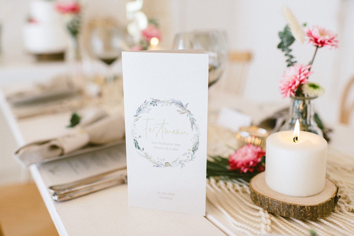 Menükarte Summervibes