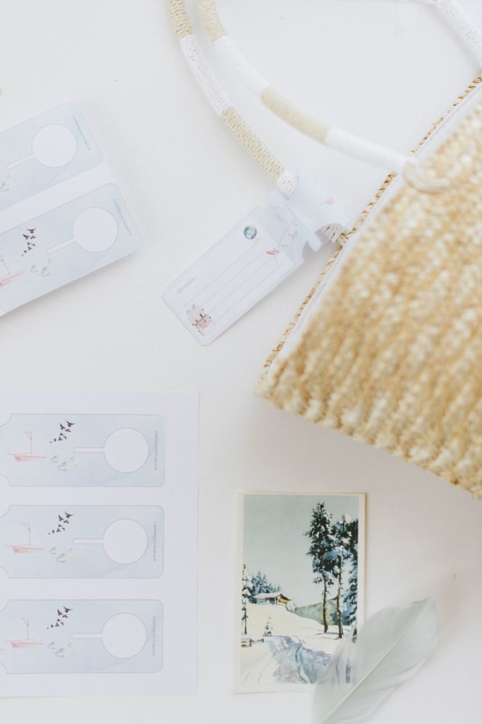 Download: Kofferanhänger für den Weltreise Geburtstag