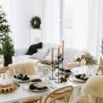Weihnachten nordisch by Nature - gemütlich nordisch Weihnachten dekorieren mit DIY Tannenbaum in der Vase und Skandi Look in schwarz-weiß