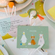 Einladungskarten für den Bauernhof Geburtstag - Lustige Einladungen mit Tiermotiven und Lückentexten zum einfachen Ausfüllen und Verteilen.