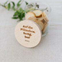 Vorratsglas Kekse Auf die Plätzchen, fertig, los