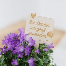 Blumenstecker Bei Dir bin ich groß geworden