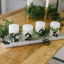 Adventskranzzahl Sternchen-8