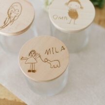 Vorratsglas Kinderzeichnung