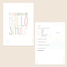 Abschiedsbrief Kindergarten zum Ausfüllen