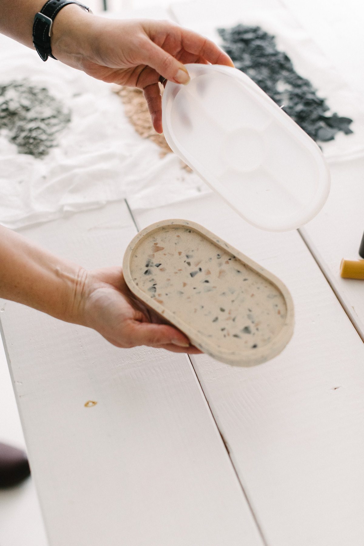 Workshop Terrazzo Schalen selbst gießen