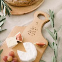 Schneidebrett Buche Good Life stars here