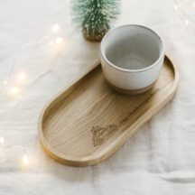 Minitablett 'Christmas Car' mit Wunschtext