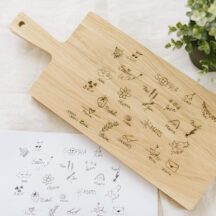 Grosses Schneidebrett mit individueller Gravur