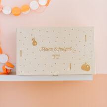 Holzbox zur Schulzeit