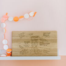 Schneidebrett mit individueller Gravur