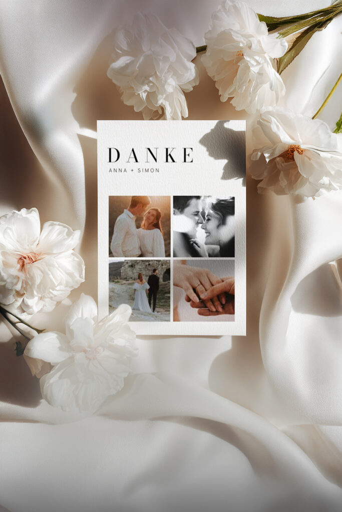 Hochzeitseinladung modern