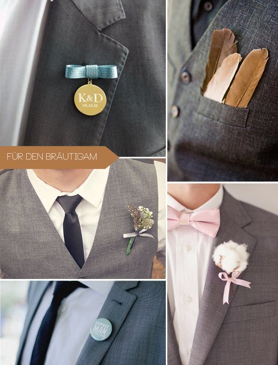Anstecker Bräutigam Revers