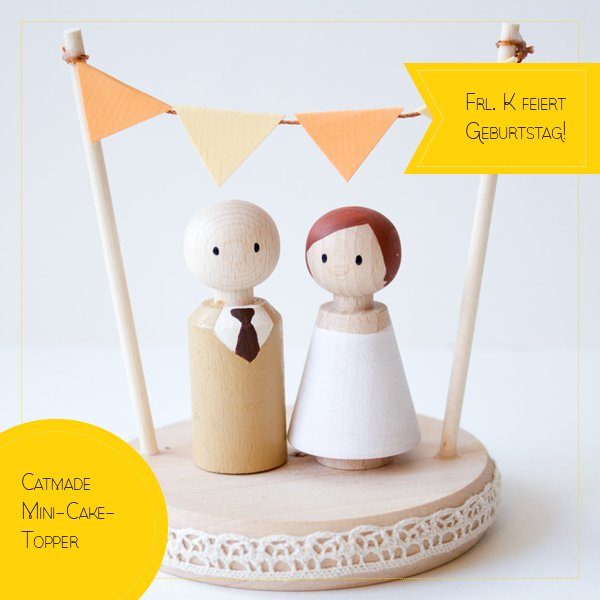 Catmadeweddings Tortenfigur fraeuleinksagtja