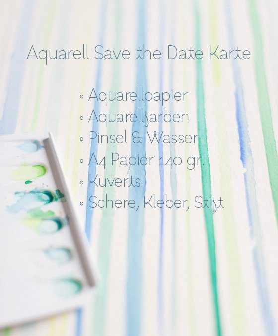 DIY Aquarell Save the date Karte2