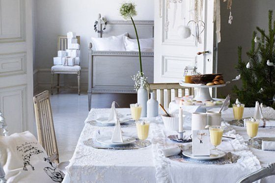 HM Deko1 Hochzeitsdeko in weiß und silber: Tischdeko für eure Hochzeit einfach selber dekorieren - Deko, Tischdecken, Servietten für die Hochzeitsfeier