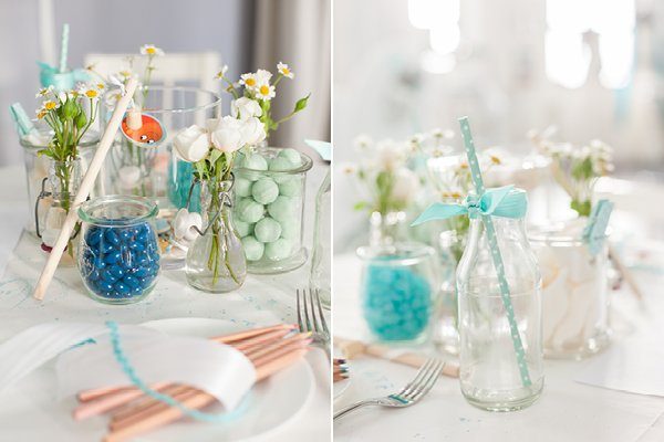 Hochzeitsdeko Türkis Hochzeitsmesse rhein-weiss18