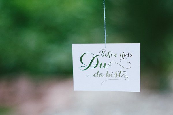 Tischdeko blau selbst gemacht Blogger Karlsruhe