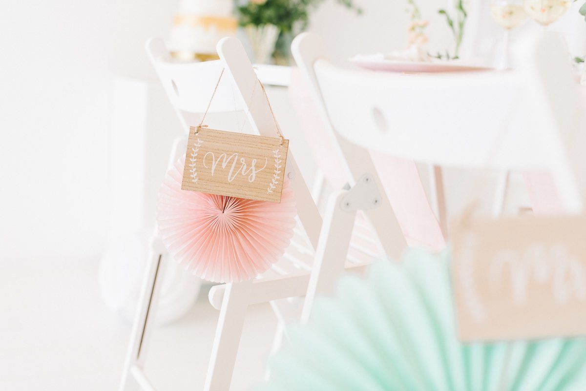 Tischdeko in Pastell Rosé Mint Vanille - Frl. K sagt Ja-23
