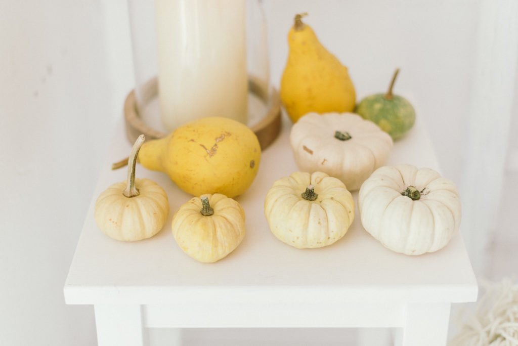 Tischdekoration Kürbis