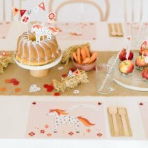 Tischsets Pferdegeburtstag