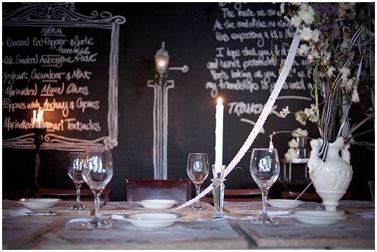 Hochzeitsdeko schwarz 5