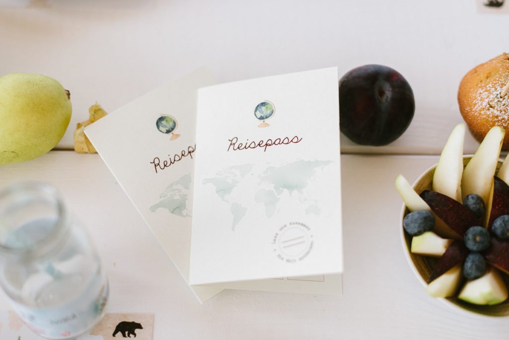Reisepass für Kindergeburtstag